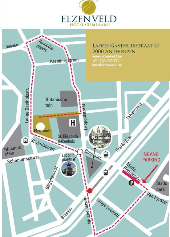 Hotel Elzenveld Antwerpia Zewnętrze zdjęcie
